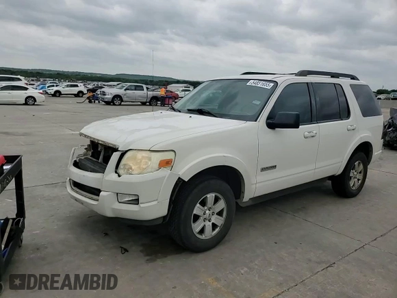 2008 Ford Explorer XLT with VIN 1FMEU63E08UA33875, listed as a Copart auction lot 54851655 with 166,968 mi miles and Salvage title. Bid and sale history available at DreamBid. Image 15.