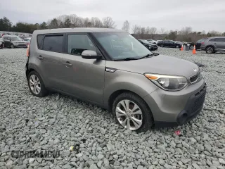2014 Kia Soul + with VIN KNDJP3A56E7006816, listed as a Copart auction lot 48454075 with 91,434 mi miles and Salvage Title. Bid and sale history available at carsss.com. Image 4.