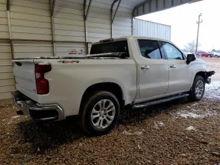 2023 Chevrolet Silverado 1500 LTZ with VIN 2GCUDGED2P1108287, listed as a Copart auction lot 46066515 with 58,722 mi miles and Salvage Title. Bid and sale history available at carsss.com. Image 3.