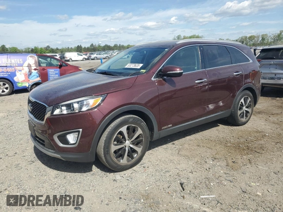 2018 Kia Sorento EX with VIN 5XYPHDA51JG347745, listed as a Copart auction lot 53273635 with 67,877 mi miles and Salvage title. Bid and sale history available at DreamBid. Image 1.