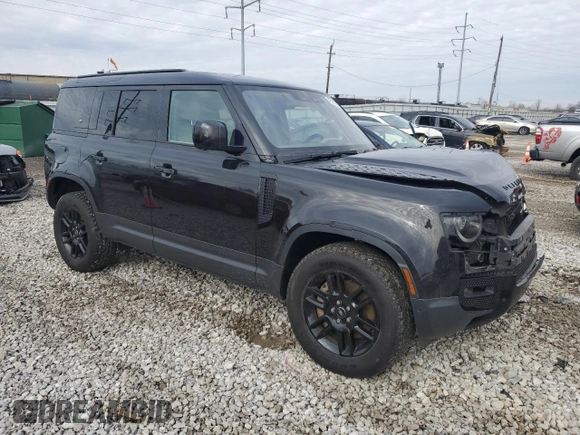 2022 Land Rover Defender SE with VIN SALEP7RU6N2106733, listed as a Copart auction lot 43371445 with 41,667 mi miles and Salvage title. Bid and sale history available at DreamBid. Image 4.
