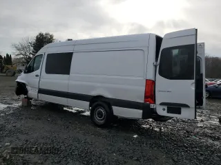2024 Mercedes-Benz Sprinter with VIN W1W4NCHY0RT170258, listed as a Copart auction lot 43573275 with 36,369 mi miles and Salvage Title. Bid and sale history available at DreamBid. Image 2.
