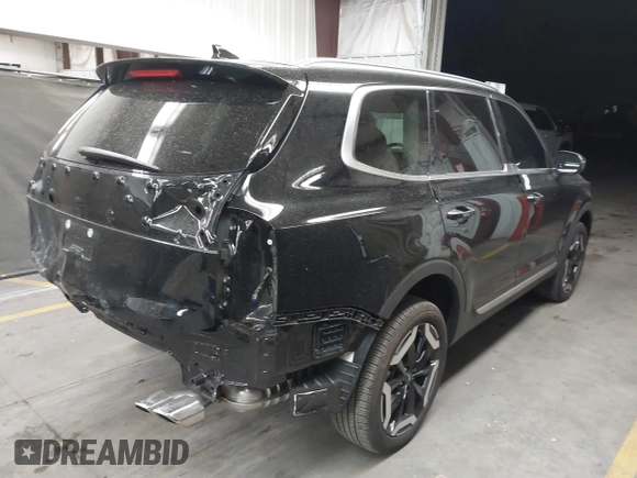 2025 Kia Telluride S with VIN 5XYP64GC9SG580656, listed as a IAAI auction lot 42000035 with 4,169 mi miles and . Bid and sale history available at DreamBid. Image 4.