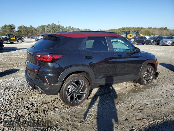 2025 Chevrolet TrailBlazer RS with VIN KL79MTSLXSB062109, listed as a Copart auction lot 41392495 with 3,104 mi miles and Salvage Title. Bid and sale history available at carsss.com. Image 3.