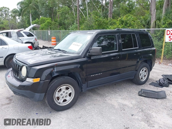 2014 Jeep Patriot Sport with VIN 1C4NJPBB7ED793811, listed as a IAAI auction lot 42442047 with 100,193 mi miles and . Bid and sale history available at DreamBid. Image 2.