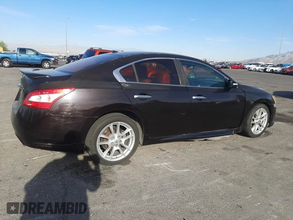 2010 Nissan Maxima SV with VIN 1N4AA5AP4AC847765, listed as a Copart auction lot 58555505 with 182,477 mi miles and Salvage title. Bid and sale history available at DreamBid. Image 3.