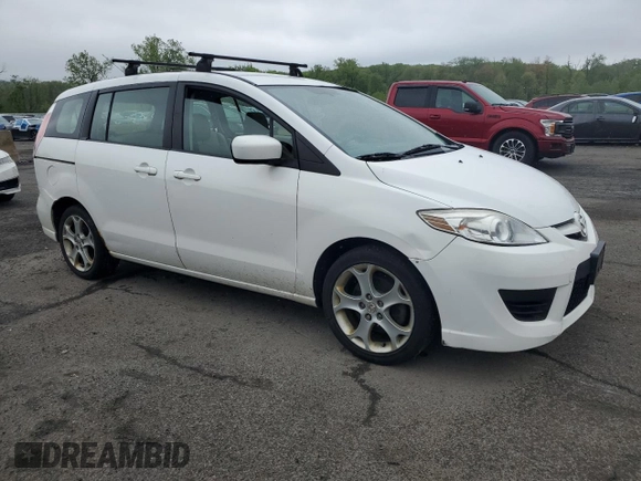 2010 Mazda 5 Sport with VIN JM1CR2WL7A0381699, listed as a Copart auction lot 55905355 with 99,436 mi miles and Clean Title. Bid and sale history available at DreamBid. Image 4.