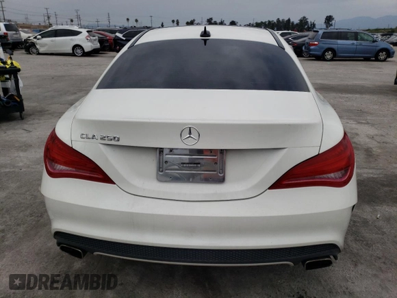 2016 Mercedes-Benz CLA 250 with VIN WDDSJ4EB0GN291609, listed as a Copart auction lot 44596744 with 98,129 mi miles and . Bid and sale history available at DreamBid. Image 6.