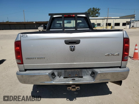2005 Dodge Ram 2500 SLT with VIN 3D7KS28C55G860255, listed as a Copart auction lot 62899774 with 356,979 mi miles and Clean Title. Bid and sale history available at carsss.com. Image 6.