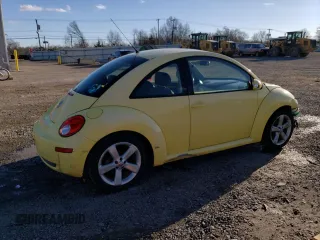 2006 Volkswagen New Beetle Coupe with VIN 3VWSW31C56M405775, listed as a Copart auction lot 45535355 with 96,596 mi miles and Salvage Title. Bid and sale history available at carsss.com. Image 3.