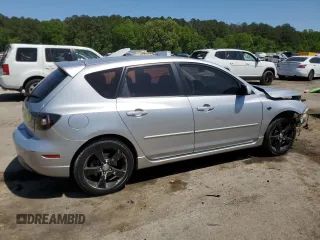 2004 Mazda 3 s with VIN JM1BK343741122704, listed as a Copart auction lot 53317435 with 214,688 mi miles and Salvage Title. Bid and sale history available at carsss.com. Image 3.