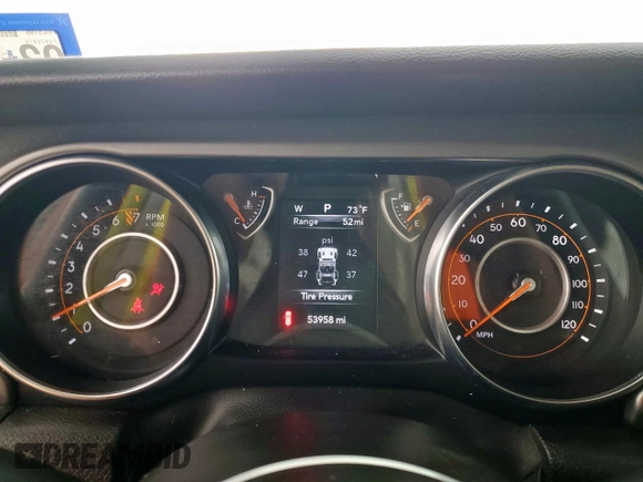 2021 Jeep Wrangler Unlimited Sport S z VIN 1C4HJXDG6MW816651, wystawiony jako Copart lot #60447925 z przebiegiem 53 958 mil mil oraz Szkoda całkowita • Salvage title. Historia ofert i sprzedaży dostępna na DreamBid. Obrazek 9.