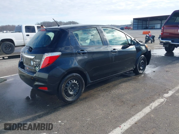 2014 Toyota Yaris L with VIN JTDKTUD36ED586456, listed as a IAAI auction lot 41888730 with 92,742 mi miles. Bid and sale history available at carsss.com. Image 4.