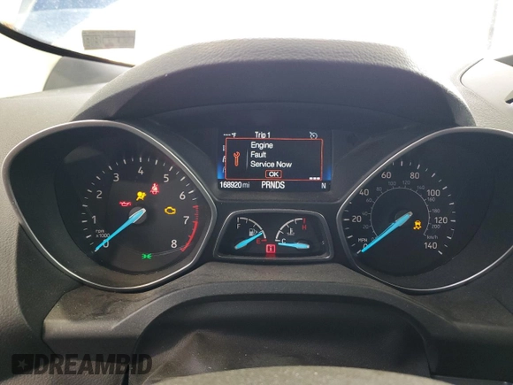 2018 Ford Escape S with VIN 1FMCU0F76JUA07983, listed as a Copart auction lot 53095965 with 168,920 mi miles and Salvage Title. Bid and sale history available at carsss.com. Image 9.