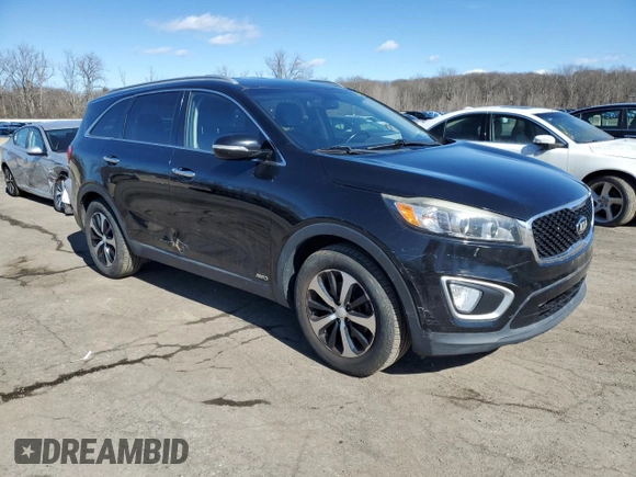 2017 Kia Sorento EX with VIN 5XYPHDA13HG324622, listed as a Copart auction lot 47050125 with 117,694 mi miles and Salvage Title. Bid and sale history available at carsss.com. Image 4.