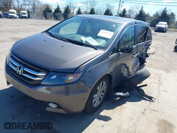 2016 Honda Odyssey EX-L with VIN 5FNRL5H64GB044437, listed as a IAAI auction lot 41868741 with Not Provided miles and . Bid and sale history available at carsss.com. Image 17.