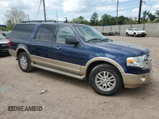 2012 Ford Expedition Max King Ranch with VIN 1FMJK1J51CEF41527, listed as a Copart auction lot 55258015 with 147,358 mi miles and Salvage title. Bid and sale history available at DreamBid. Image 4.