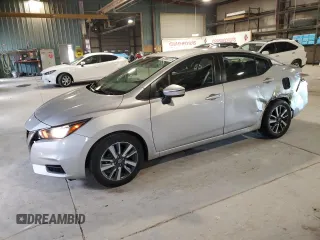 2021 Nissan Versa SV with VIN 3N1CN8EV6ML876780, listed as a Copart auction lot 60169775 with 87,847 mi miles and Salvage title. Bid and sale history available at DreamBid. Image 1.