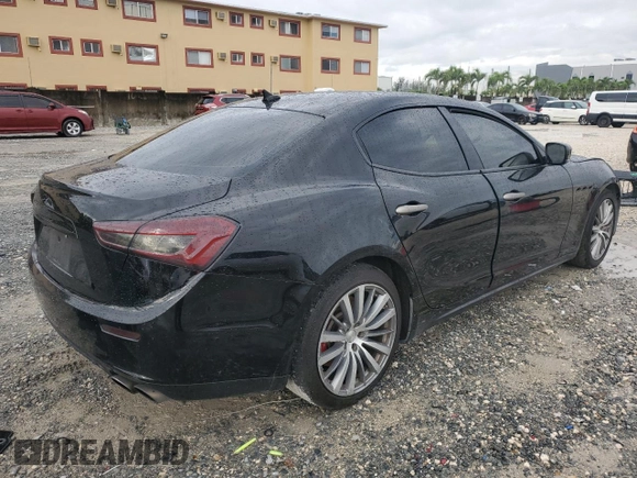 2016 Maserati Ghibli S with VIN ZAM57RSA9G1168795, listed as a Copart auction lot 56145895 with 77,864 mi miles and Salvage title. Bid and sale history available at DreamBid. Image 3.