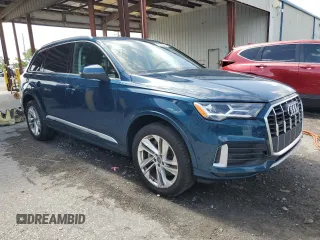 2020 Audi Q7 Premium Plus with VIN WA1LJAF72LD009455, listed as a Copart auction lot 59752025 with Not provided miles and Non repairable. Bid and sale history available at DreamBid. Image 4.
