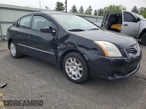 2012 Nissan Sentra S with VIN 3N1AB6AP0CL722043, listed as a Copart auction lot 60908485 with 145,490 mi miles and Salvage title. Bid and sale history available at DreamBid. Image 4.