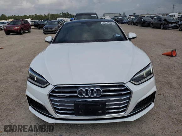 2019 Audi A5 Premium z VIN WAUSNAF53KA019395, wystawiony jako Copart lot #54145495 z przebiegiem 58 634 mil mil oraz Szkoda całkowita • Salvage title. Historia ofert i sprzedaży dostępna na DreamBid. Obrazek 5.