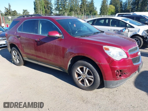 2012 Chevrolet Equinox LT w/1LT with VIN 2GNFLEEK5C6262687, listed as a IAAI auction lot 42153387 with 216,604 mi miles. Bid and sale history available at carsss.com. Image 1.