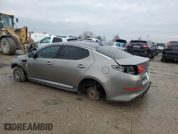 2015 Kia Optima SX Turbo with VIN 5XXGR4A68FG386592, listed as a Copart auction lot 53938425 with Not provided miles and Non repairable. Bid and sale history available at DreamBid. Image 2.