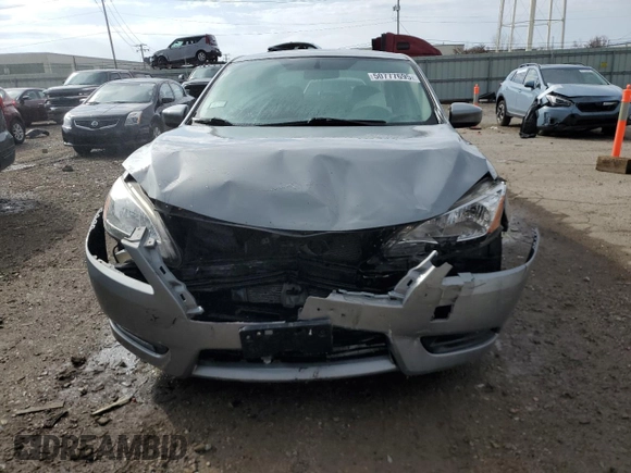 2013 Nissan Sentra S with VIN 3N1AB7AP1DL687066, listed as a Copart auction lot 50777695 with 84,332 mi miles and Salvage Title. Bid and sale history available at DreamBid. Image 5.