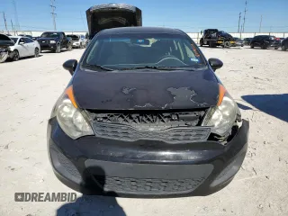 2012 Kia Rio LX with VIN KNADM5A36C6017394, listed as a Copart auction lot 80792054 with 121,126 mi miles and Clean Title. Bid and sale history available at DreamBid. Image 5.