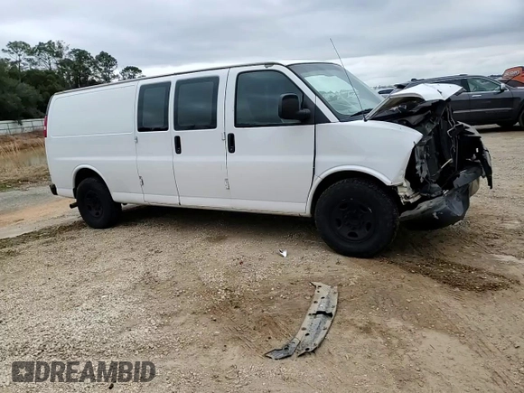 2011 Chevrolet Express Cargo Van with VIN 1GCZGUCG6B1148251, listed as a Copart auction lot 42581275 with Not Provided miles and Salvage Title. Bid and sale history available at carsss.com. Image 11.