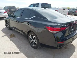 2023 Nissan Sentra SV with VIN 3N1AB8CV0PY232136, listed as a IAAI auction lot 41933940 with 40,422 mi miles and . Bid and sale history available at DreamBid. Image 3.