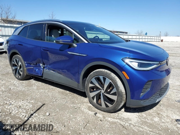 2022 Volkswagen ID.4 Pro S z VIN WVGUNPE29NP071844, wystawiony jako Copart lot #49249195 z przebiegiem 23 970 mil mil oraz Szkoda całkowita • Salvage title. Historia ofert i sprzedaży dostępna na DreamBid. Obrazek 4.