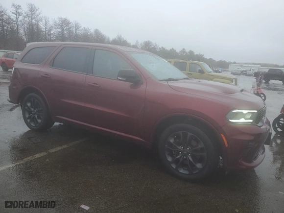 2021 Dodge Durango R/T with VIN 1C4SDJCT8MC851119, listed as a Copart auction lot 50368865 with 40,679 mi miles and Salvage Title. Bid and sale history available at carsss.com. Image 4.
