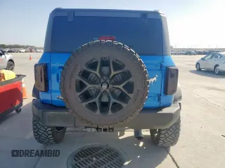 2022 Ford Bronco with VIN 1FMEE5DP8NLB44859, listed as a Copart auction lot 49328065 with 46,826 mi miles and Salvage Title. Bid and sale history available at DreamBid. Image 6.