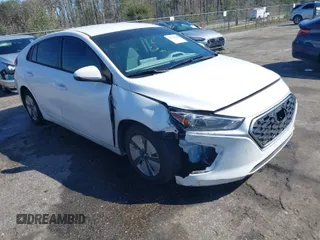 2020 Hyundai Ioniq Blue with VIN KMHC65LC4LU212634, listed as a IAAI auction lot 41784149 with 124,742 mi miles and . Bid and sale history available at DreamBid. Image 1.