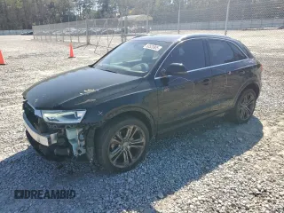 2016 Audi Q3 Premium Plus with VIN WA1EFCFS0GR015502, listed as a Copart auction lot 50520905 with 101,504 mi miles and Salvage Title. Bid and sale history available at carsss.com. Image 1.