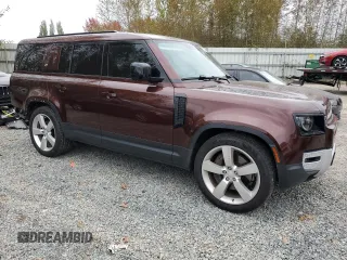 2023 Land Rover Defender z VIN SALEVFEU3P2158961, wystawiony jako Copart lot #72274444 z przebiegiem 18 533 mil mil oraz Szkoda całkowita • Salvage title. Historia ofert i sprzedaży dostępna na DreamBid. Obrazek 4.