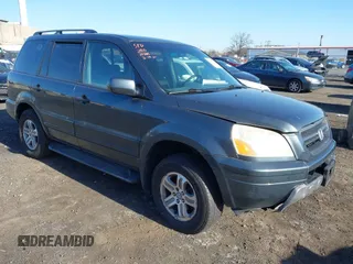 2003 Honda Pilot EX z VIN 2HKYF18543H589150, wystawiony jako IAAI lot #41836213 z przebiegiem 248 104 mil mil oraz . Historia ofert i sprzedaży dostępna na DreamBid. Obrazek 1.