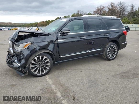 2021 Lincoln Navigator Reserve with VIN 5LMJJ2LT6MEL00842, listed as a Copart auction lot 72791014 with 63,506 mi miles and Salvage Title. Bid and sale history available at carsss.com. Image 1.