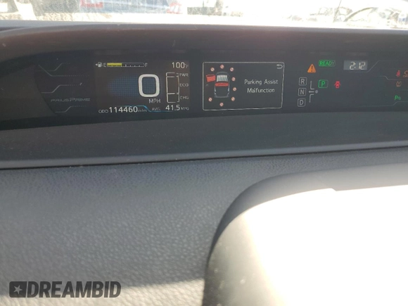 2017 Toyota Prius Plus with VIN JTDKARFP4H3064650, listed as a Copart auction lot 60740765 with 114,460 mi miles and Salvage title. Bid and sale history available at DreamBid. Image 9.