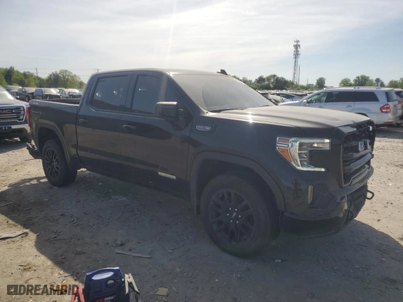 2021 GMC Sierra 1500 Elevation with VIN 3GTU9CED1MG194172, listed as a Copart auction lot 53907645 with 68,632 mi miles and Salvage Title. Bid and sale history available at carsss.com. Image 4.