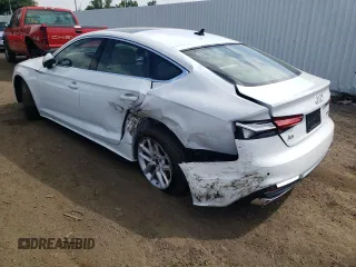 2023 Audi A5 Sportback S line Premium Plus with VIN WAUFACF56PA033193, listed as a Copart auction lot 58097893 with 2,517 mi miles. Bid and sale history available at carsss.com. Image 2.