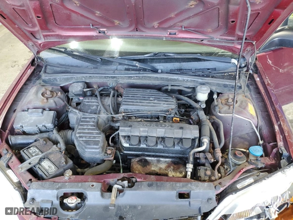 2003 Honda Civic LX with VIN 2HGES16573H576551, listed as a Copart auction lot 49083525 with 228,923 mi miles and Salvage Title. Bid and sale history available at carsss.com. Image 11.