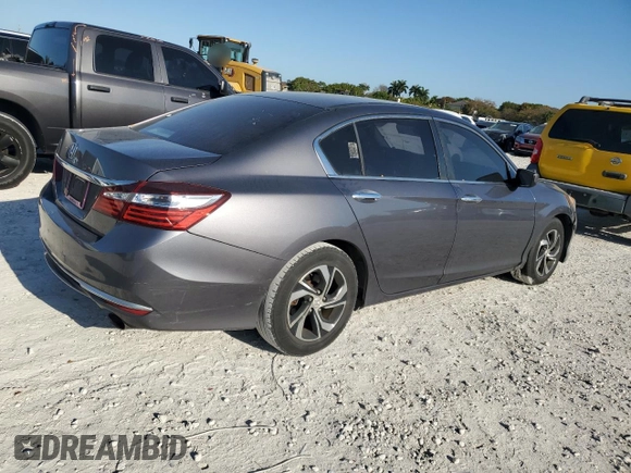 2017 Honda Accord LX with VIN 1HGCR2F30HA112692, listed as a Copart auction lot 52982765 with 87,501 mi miles and Salvage Title. Bid and sale history available at carsss.com. Image 3.
