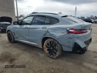 2024 BMW X4 M40i z VIN 5UX43DT05R9U81172, wystawiony jako Copart lot #50378605 z przebiegiem 12 198 mil mil oraz Szkoda całkowita • Salvage title. Historia ofert i sprzedaży dostępna na DreamBid. Obrazek 2.