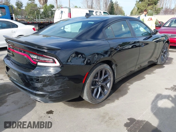 2023 Dodge Charger SXT with VIN 2C3CDXBGXPH598094, listed as a IAAI auction lot 41691185 with 29,153 mi miles. Bid and sale history available at carsss.com. Image 4.