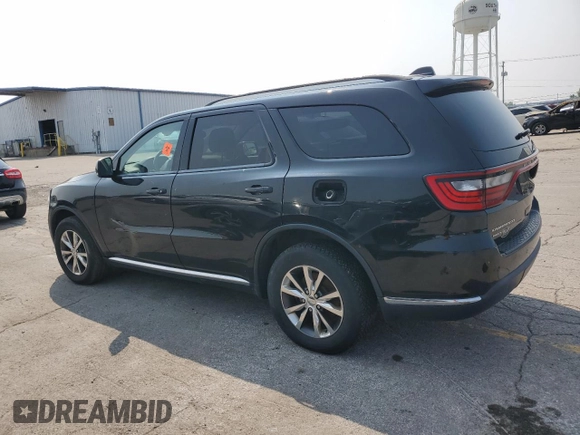 2016 Dodge Durango Limited with VIN 1C4RDJDG9GC301822, listed as a Copart auction lot 66530145 with 189,397 mi miles and Clean title. Bid and sale history available at DreamBid. Image 2.