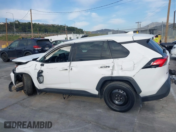 2022 Toyota RAV4 LE with VIN 2T3K1RFV3NC188126, listed as a IAAI auction lot 42037772 with 54,057 mi miles. Bid and sale history available at carsss.com. Image 14.