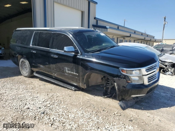 2017 Chevrolet Suburban Premier with VIN 1GNSCJKC8HR241056, listed as a Copart auction lot 48263355 with 201,232 mi miles and Clean Title. Bid and sale history available at carsss.com. Image 4.